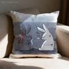 Mo Dao Zu Shi Pillow Case Print Polyester Fiber 40X40 Cm Home Sofa Throw Cushion Cover Decoration