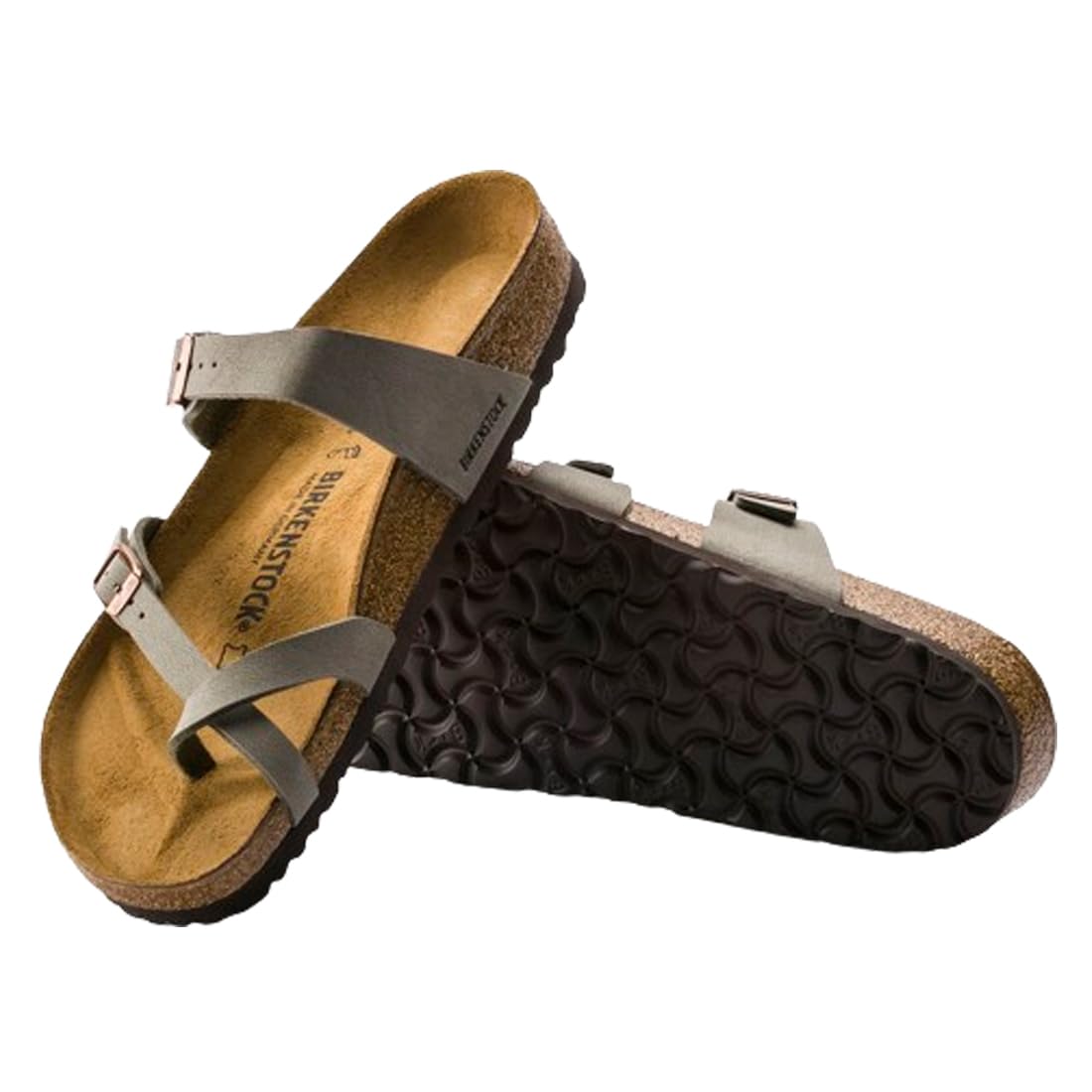 Birkenstock Mayari Birkibuc Loop Sandals Stone 71071 Regular EU40