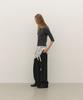 Loutaideu Henley Neck Top [Charcoal]