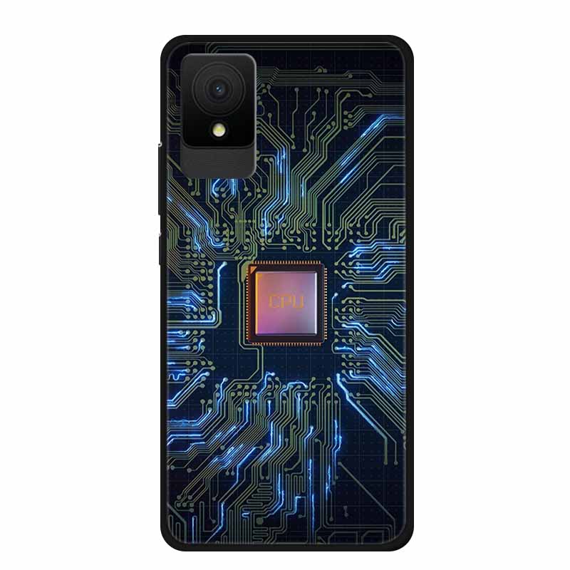 For TCL 501 Case Luxury TPU Soft Silicone Back Cover Phone Cases for TCL501 6 Inches T433D Protective New Bumper Lovely Funda