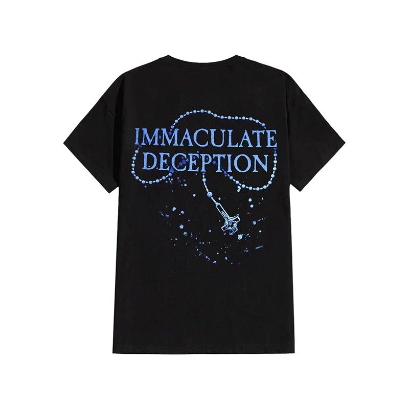 Retro Cradle of Filth Band's Extreme Gothic Black Metal Rock Dark American Short-sleeved T-shirt