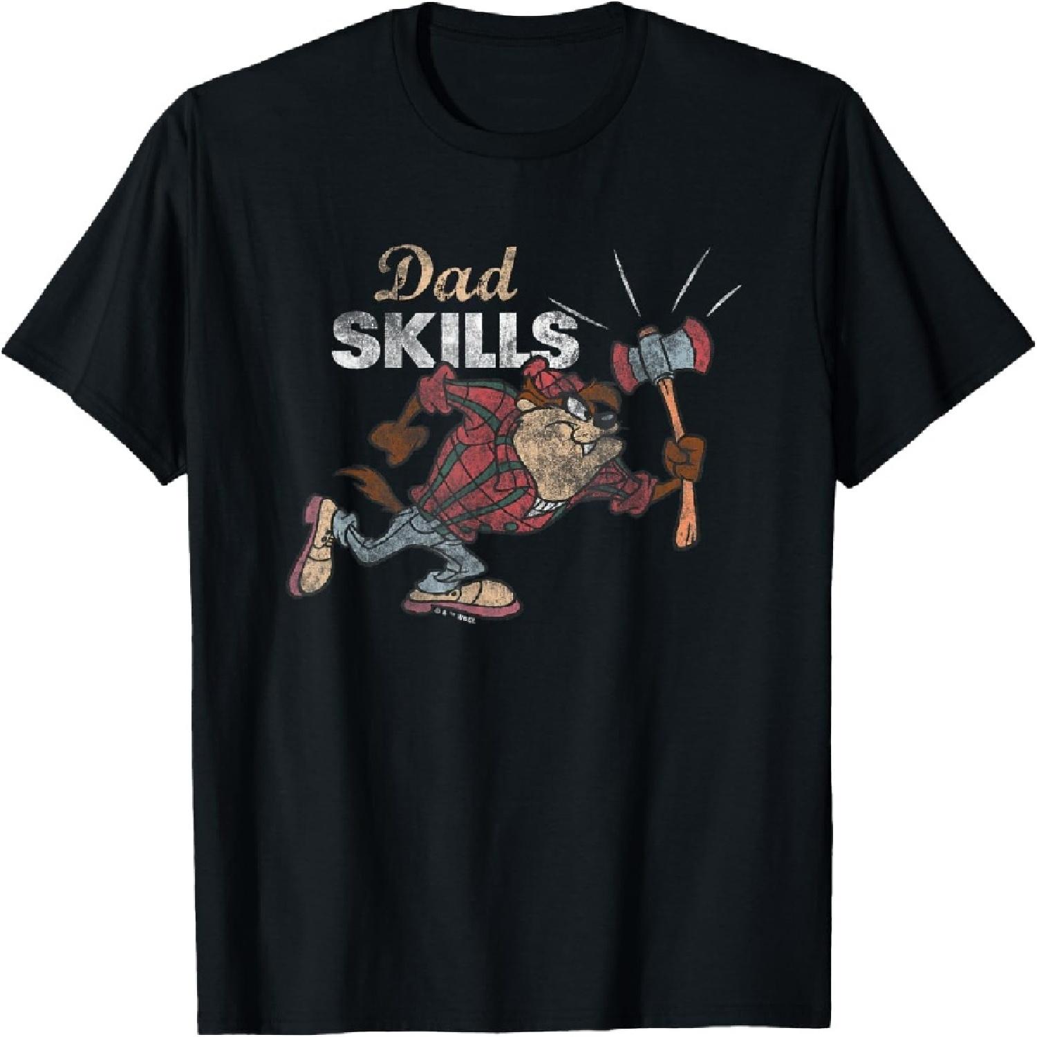 Looney Tunes Father s Day Taz Dad Skills T-Shirt XXXXXL разноцветный