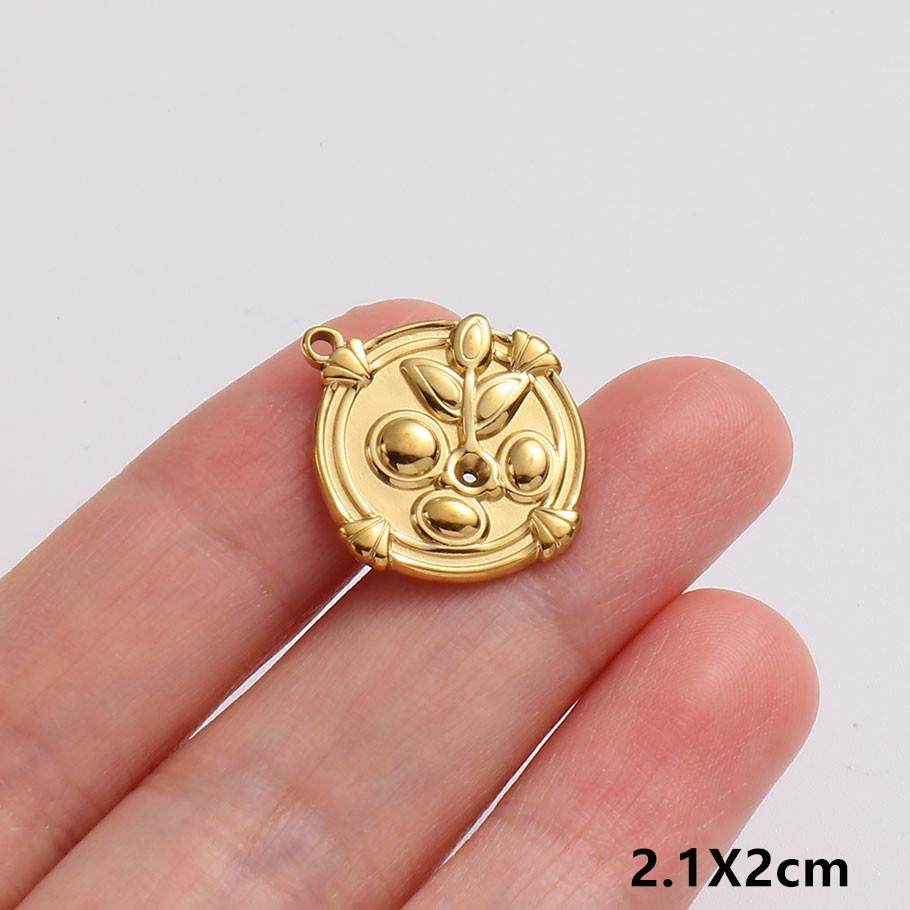 6 Stück Antike Relief Rose Tulpe Sonnenblume Edelstahl Anhänger Für Schmuckherstellung Großhandel Königlicher Hofstil Oval Handgefertigter Anhänger