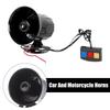 12v Car Motorcycle Horn With 3 - Tone Sound Abs Plastic Loud Warning Horn With Switch For Vehicle Safety Alert O5s4