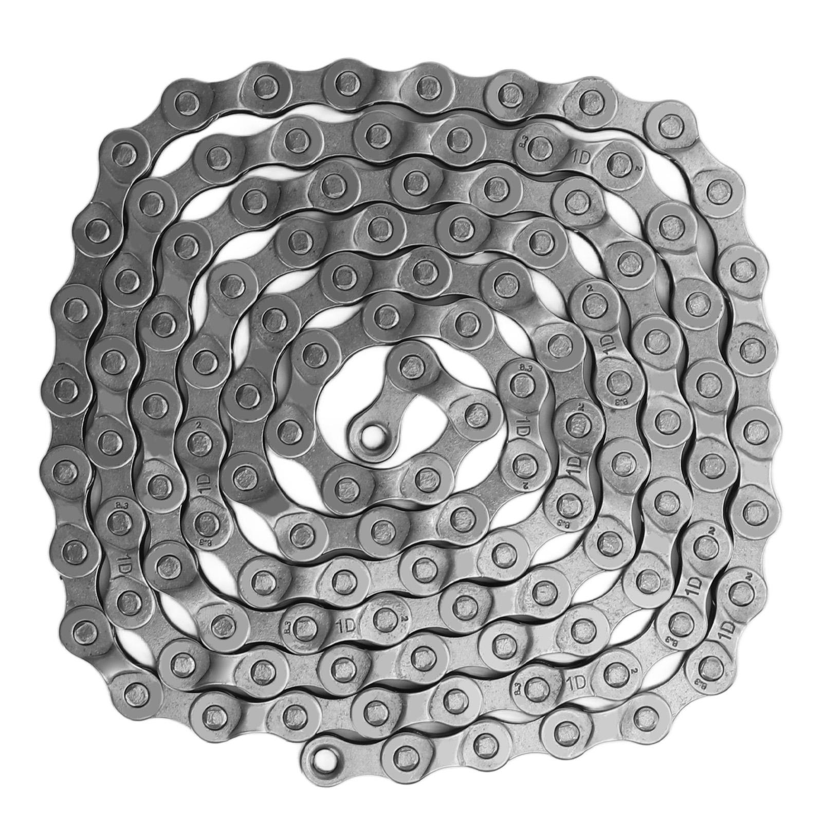

Bike Chain 116 Links 8 Speed Single Speed Cycling Chain with Hook and Loop Buckle Storage Box for Mountain Road Bicycle