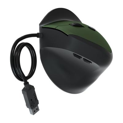 Vertikale USB-Kabelmaus mit 6 anpassbaren Tasten 1600DPI Ergonomisch für Desktop-Computer PC Laptop Homeoffice Arbeit