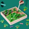 Wooden Radish Bug Catching Game: Early Education Toy for Kids
