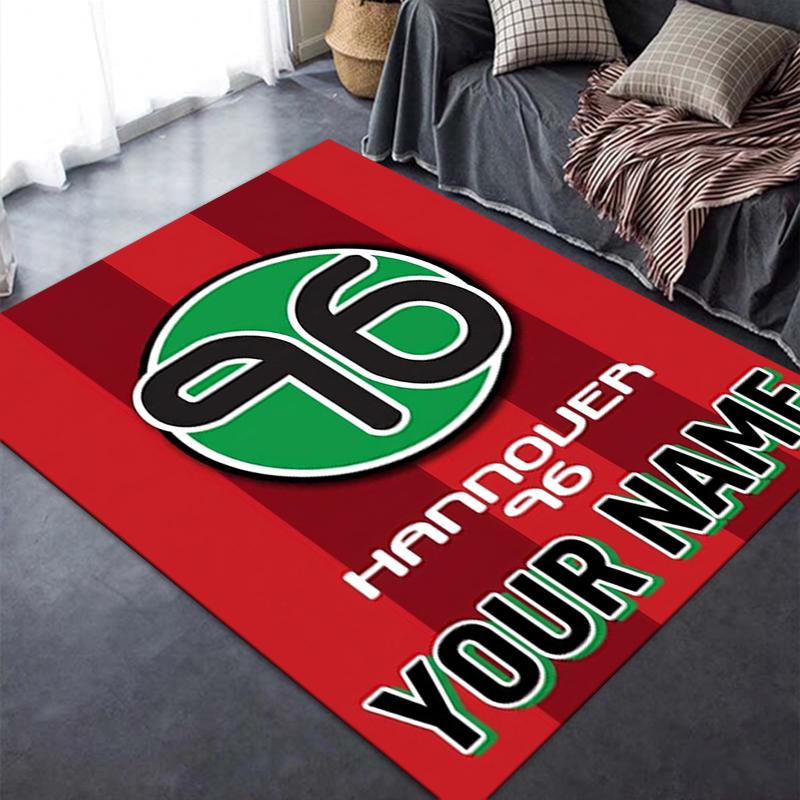 Custom Name Hannover 96 Carpet Rug for Living Room Bedroom Home Sofa Decoration,Kids Play Non-slip Floor Mat