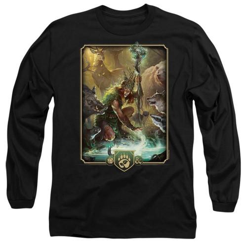 Dungeons & Dragons Mens 2024 Druid Key Art Long-Sleeved T-Shirt