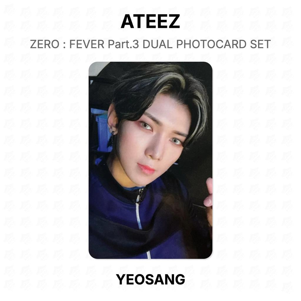 ATEEZ ZERO : FEVER Part.3 DUAL PHOTOCARD SET Official Photocard