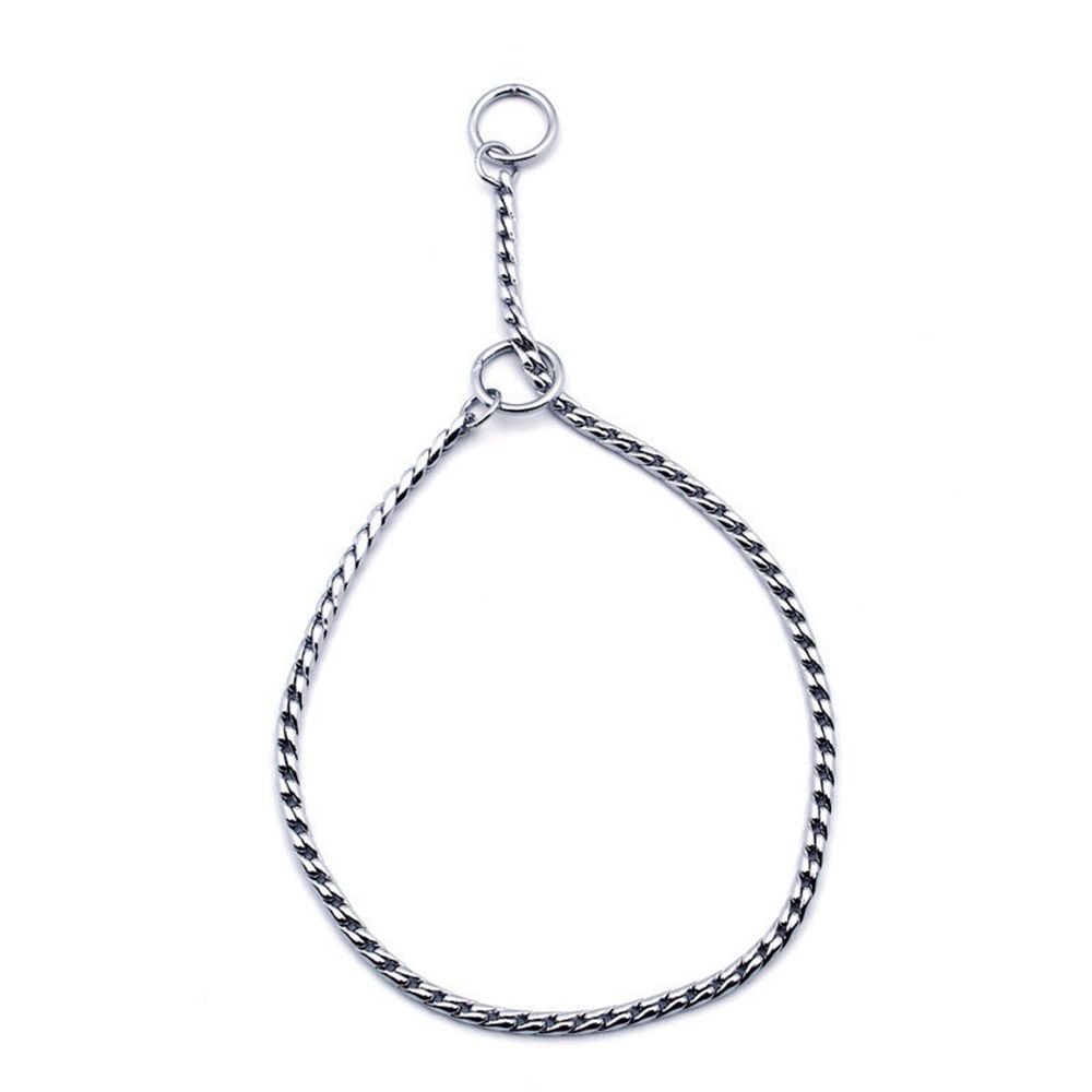 Metal Snake Chain Retriever Dog Training Large Necklace Accessories Pet Collar Heavy Duty