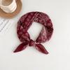 Polka dot silk scarf women's spring and summer new Korean ins versatile neck protection scarf fashion headscarf square scarf silk scarf