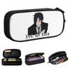 Black Butler Sebastian Michaelis Pencil Case Creative Pen Box Bags Student Large Storage School Supplies Zipper Pencilcases