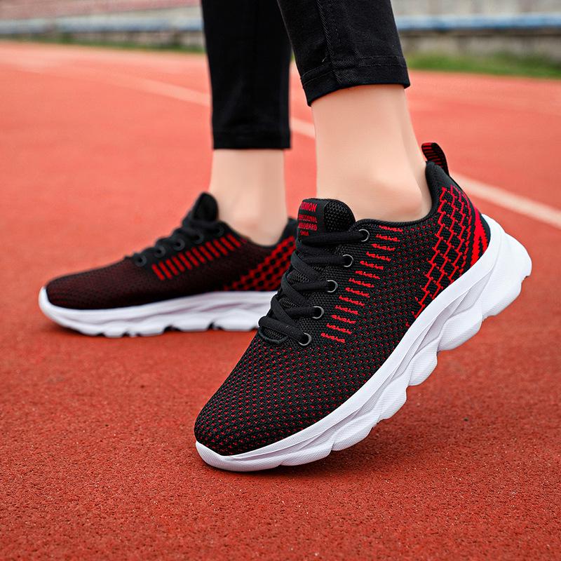 Quanzhou Women's Mesh Breathable Sneakers - Soft Sole Casual Travel & Running Shoes for Military Training Students