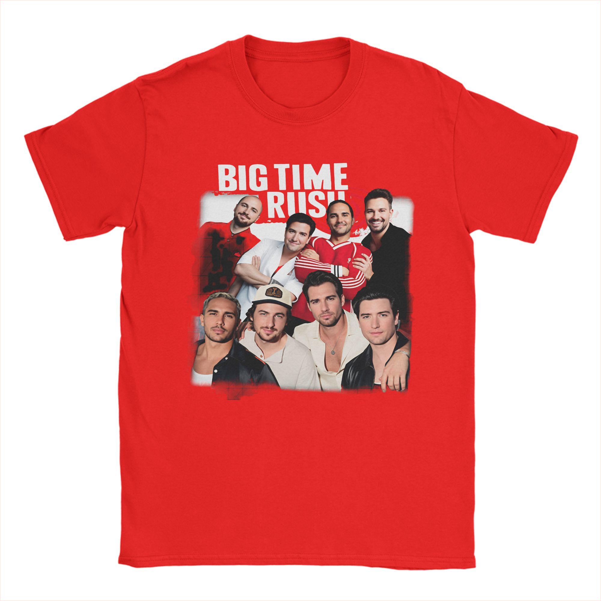 Men Women Print Big Time Rush 2025  Tee T Shirt Cotton  T-shirts Clothes S