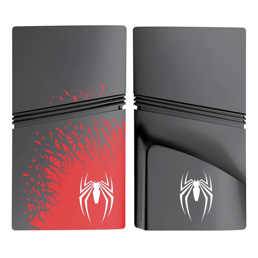 Spider ABS Carcasă Dură Placă Frontală Acoperire Consola Anti-Zgârieturi Piele Carcasă Dură cu Orificiu de Răcire Carcasă Protectoare pentru PS 5 Pro
