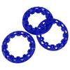 4pcs ATV Wheel Hub Trim Anti Scratch Universal Plastic Go Kart Wheel Rim Hub Protection Cover for 7 Inch Tires