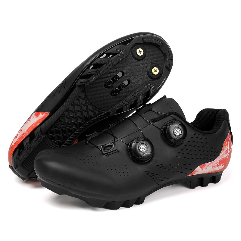 Professioanal Men Road Cycling Sneakers Bike Shoes SPD MTB Sole Flat Racing Speed Trail Mountain Bicycle Footwear Pedal Sports