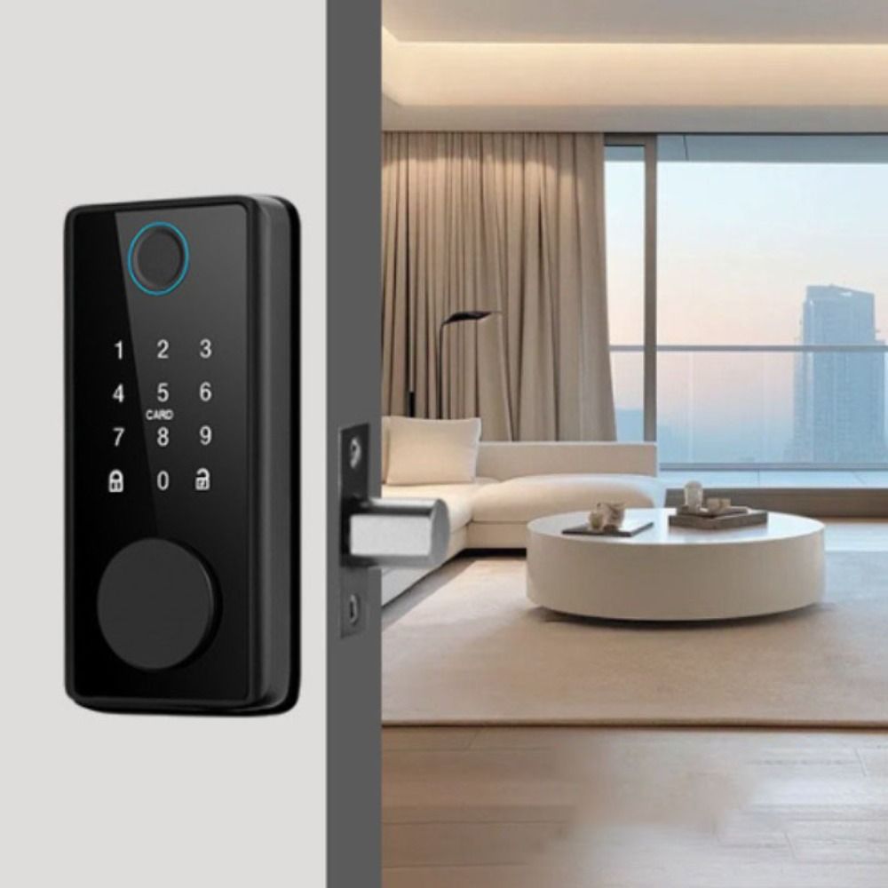Aluminiu Zinc Aliaj de Zinc Biometrie Blocare Ușă Compatibil Bluetooth Blocare cu Intrare Fără Cheie Protecție de Siguranță