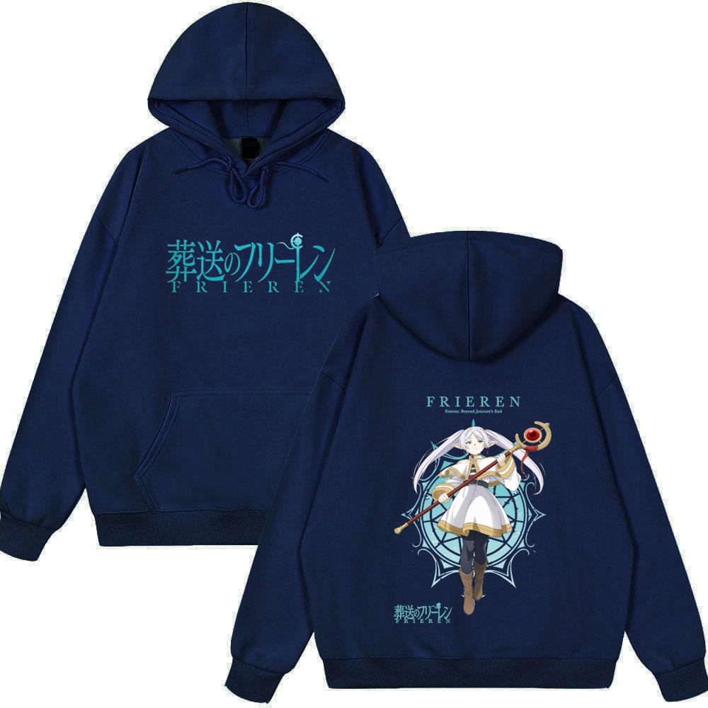 Vintage Wear Anime Frieren: Beyond Journey's End Frieren Graphic Tops Men Women Fashion Long Sleeve Casual Streetwear Funny Tops
