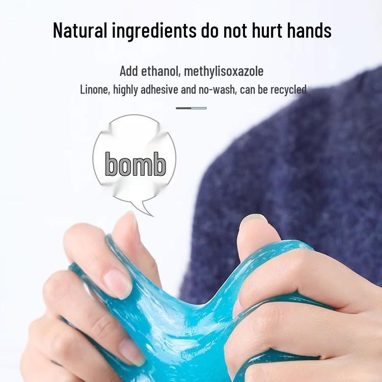 Multifunkční čisticí gel do interiéru auta na štěrbiny a odstraňování prachu