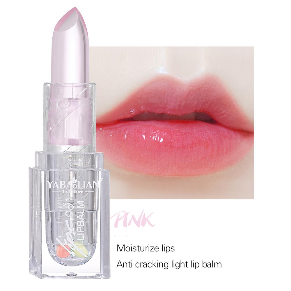 

Makeup Color-changing Lipstick Lipstick Moisturizing Color-changing Long-lasting Waterproof Lipstick Cosmetics 3.5g pink