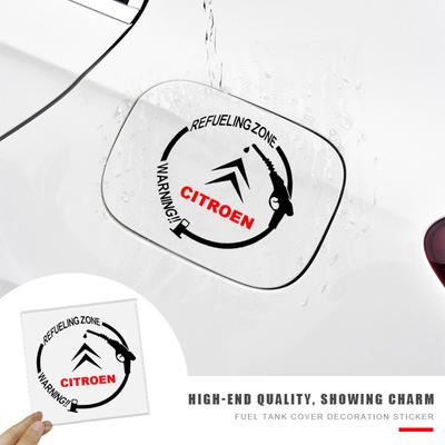 Car Fuel Tank Cap Waterproof Sticker Car Badge Body Decal Accessories For C4 C3 C5 C1 C2 Berlingo C-Elysee Cactus Picasso Grand Saxo