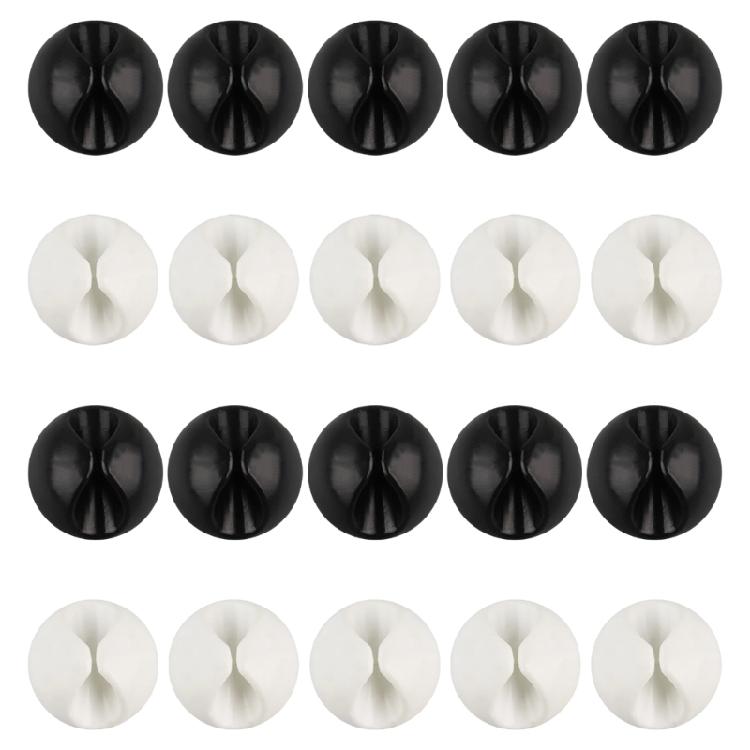 Pack Of 10 Adhesive Cable Clips Holders For Organizing Power And Charging Cords Ideal For Office Desks And Home Use