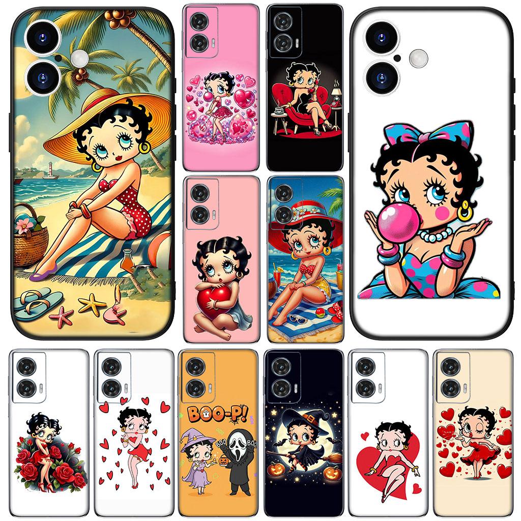 Phone Cover Kawaii B-Bettys Anime B-Boops for Samsung Galaxy A56 A26 A36 A10 A20 A30 A31 A32 A50 A51 A52 A53 A33 A12 A14 Case