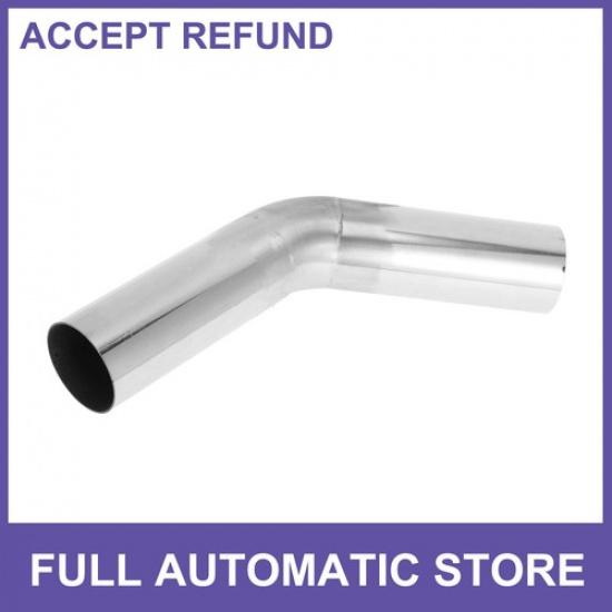 45 Degree Mandrel Exhaust Pipe 2  OD 591  Length T316 Stainless Steel New