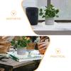 10Pcs Round Plastic Plant Trays Drip Saucers for Indoor Potted Plants Water Holder Base Garden Decoration Drainage Solution