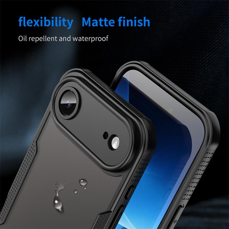 Translucent Phone Case For iPhone 17 Air Matte PC Armor Back Cover For iPhone 17 Air 17Pro Max Case Cover For iPhone 17 Air Case