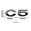 1pcs ABS 3D Car Rear Trunk Badge Sticker Styling for Citroen C2 C4 C5 Logo Auto Body Emblem Decals Auto Modified Accessories YX3