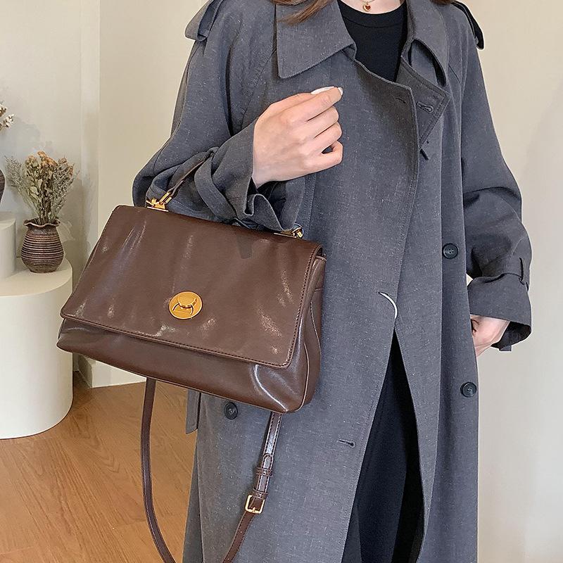 

Новый модный тренд замок официальный документ портативная наплечная косая сумка женская