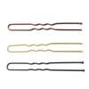 50 Pcs/Bag 5cm U Shaped Alloy Hairpins Waved Hair Clips Simple Metal Bobby Pins Barrettes Bridal Hairstyle Tool Hair Pins
