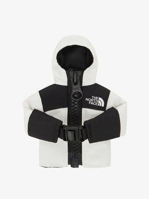 NA5AR04B Mountain Jacket Keychain WHITE