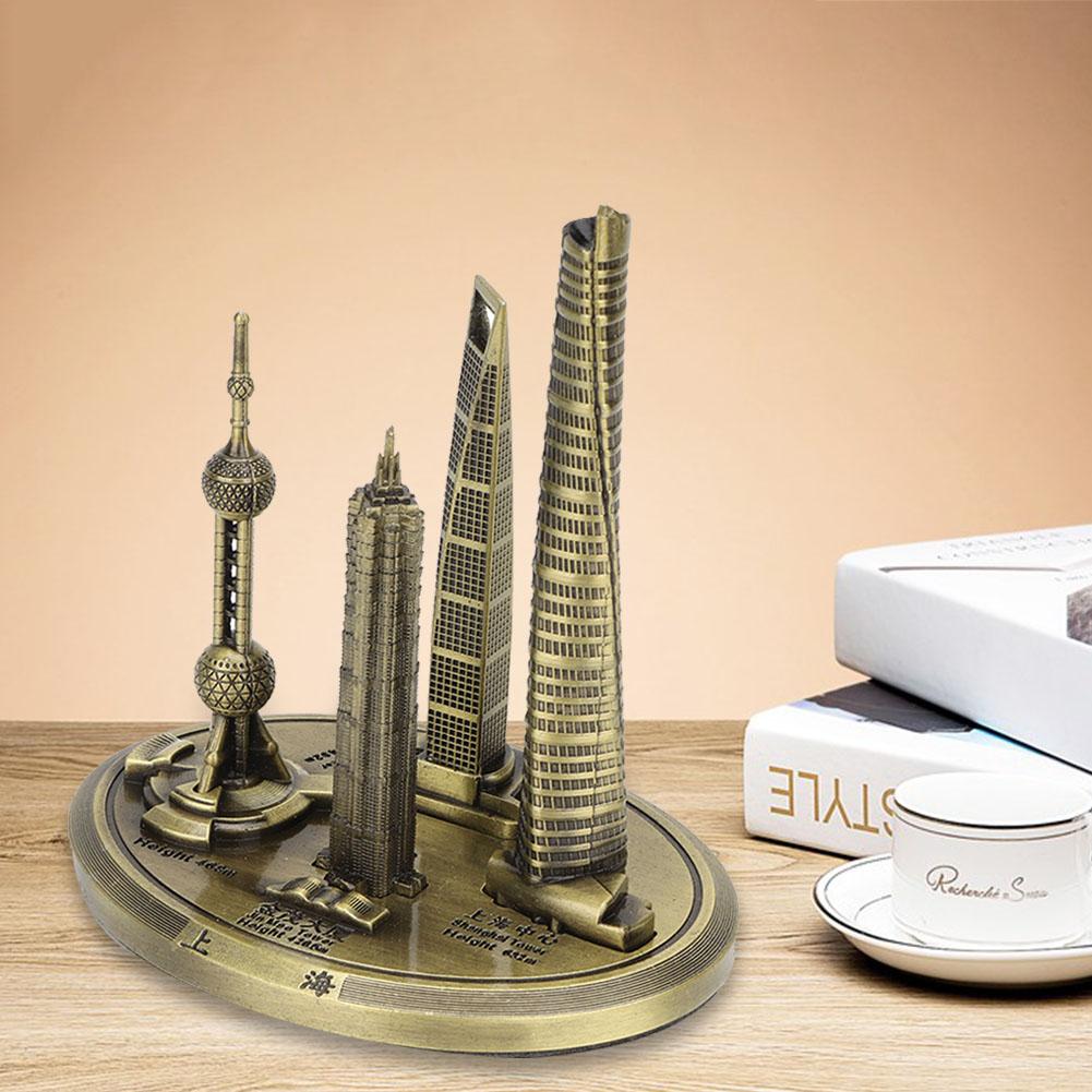Shanghai Building Collection Model Oriental Pearl Tower Global Financial Center Souvenir