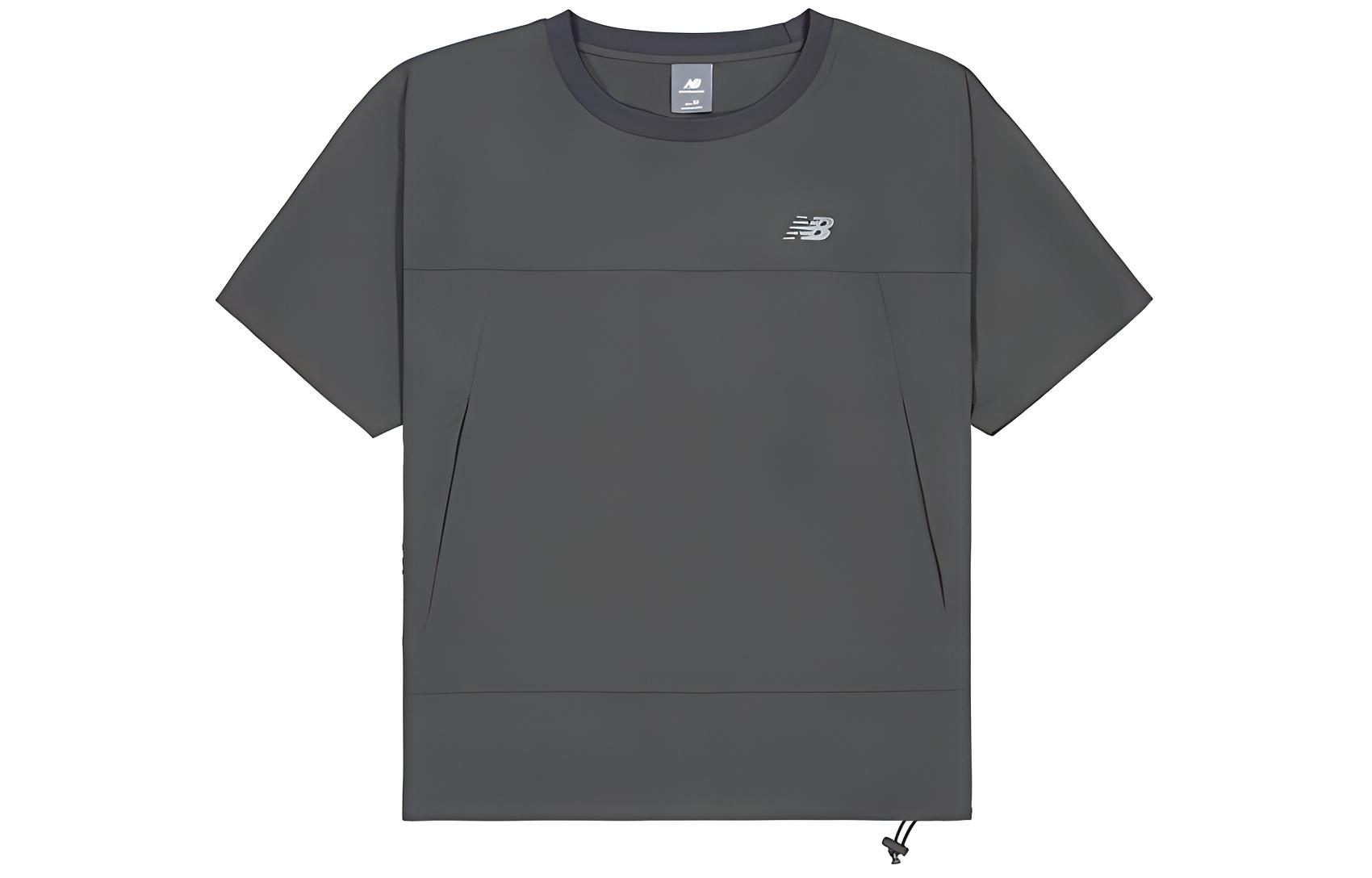 New Balance Drop Shoulder Sleeve T Shirt Women s Gray AWT42303-ACK S