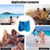 Butterfly Print Beach Dress Women One Piece Swimsuit Cover Up Summer Pool Party Lightweight Swimwear Sarong Quick Dry