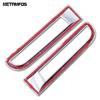 For Mitsubishi Lancer 2008-2016 2017 Chrome Fog Rear Light Lamp Cover Trim Foglight Protector Exterior Accessories Car Styling