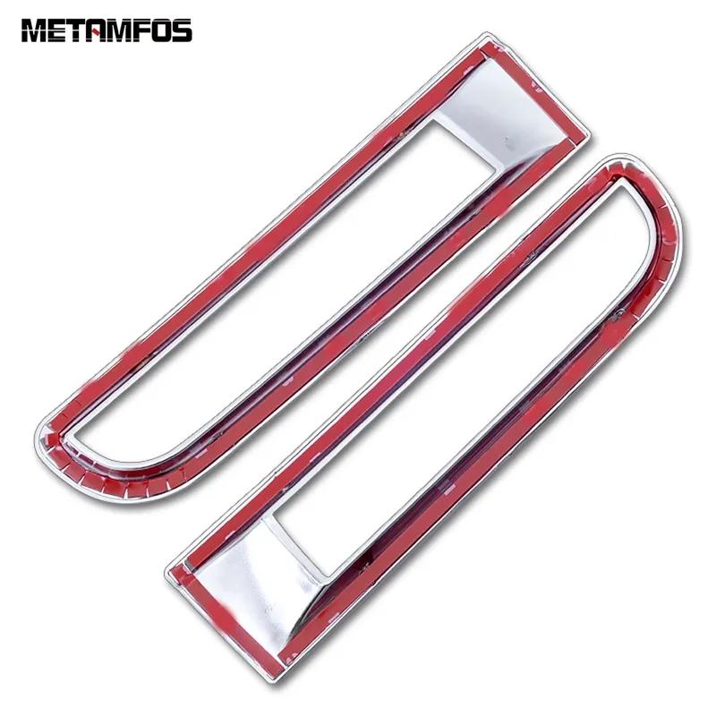 For Mitsubishi Lancer 2008-2016 2017 Chrome Fog Rear Light Lamp Cover Trim Foglight Protector Exterior Accessories Car Styling