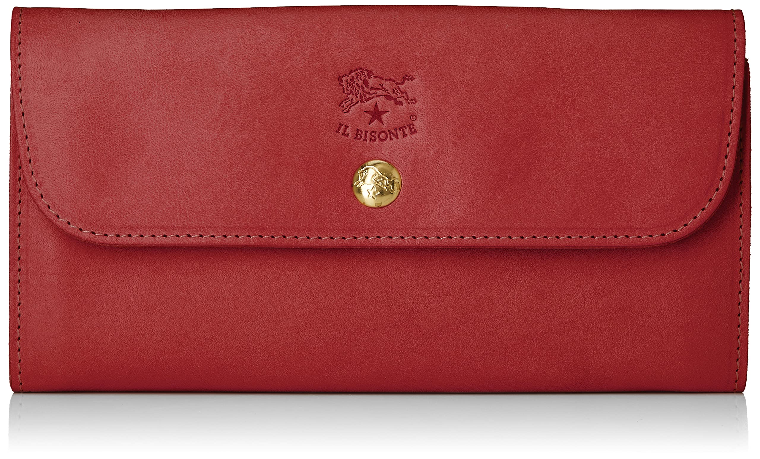 

Long Wallet SCW020PV0005 Rosso [Il Bizonte] Men s [Item]