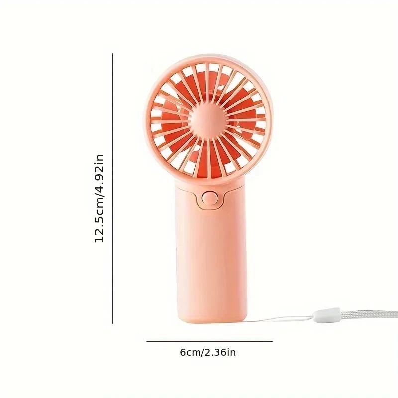 Mini Portable Handheld Fan Handy Pocket Size Low Noise Electric Fan Student Outdoor Gift