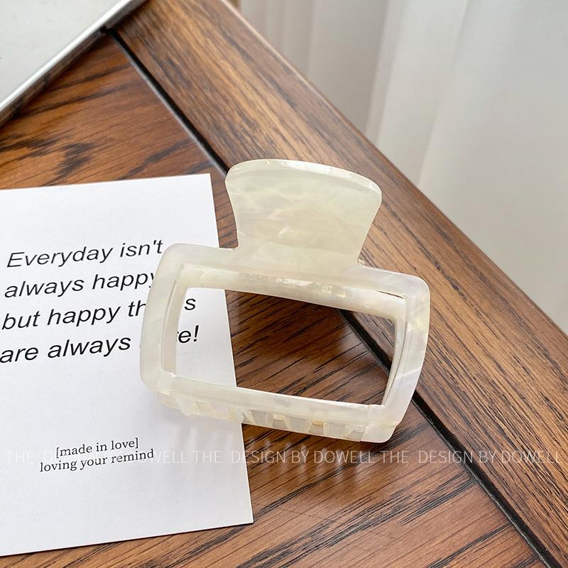 Hair Elegant Acetate Claw Clip With Minimalist Design For Effortless Perfection Updo