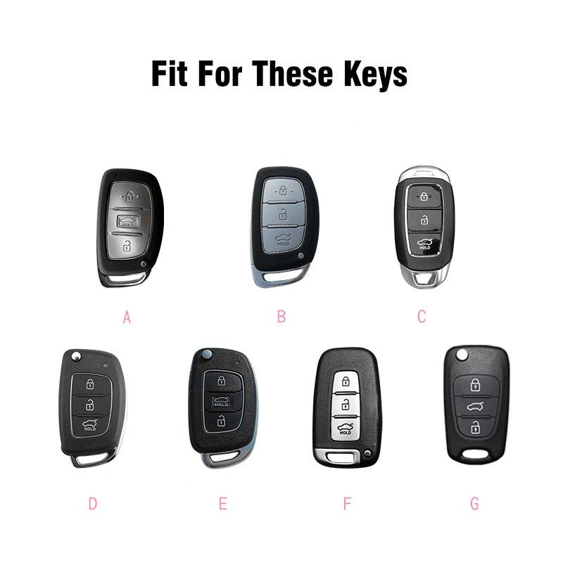 Soft TPU Car Key Case Cover for Hyundai I20 IX25 IX35 IX45 I10 I20 I30 HB20 Elantra Solaris Sonata Santa Fe Sport Tucson