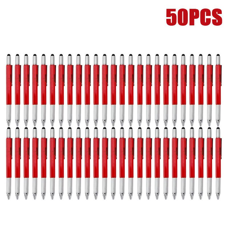 Multifunkčné pero 7 v 1 s dotykovou obrazovkou Kapacitné pero stylusu so skrutkovačom