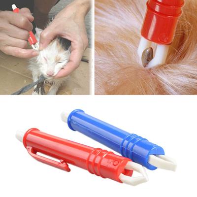 Flea Clip Ergonomics Handle Removing Ticks Lightweight Mite Anti Dog Cat Ticks Remover Tool for Home Use