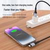 4-in-1 PD100W Fast Charging Cable for Apple Devices: Phones, Computers, Tablets - Dual Data Cable