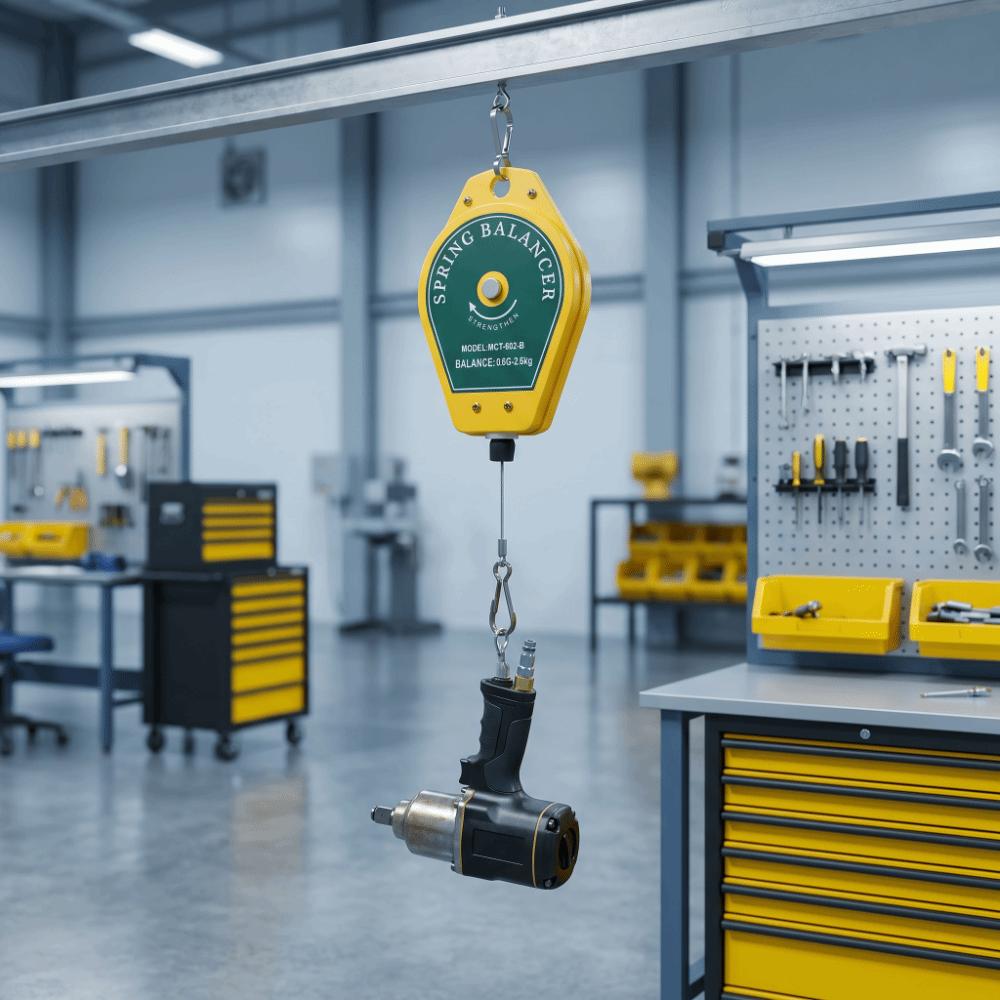 Tool Fixtures Holder Spring Balancer Tension Balancer Telescopic Suspension Hook Assembly-line