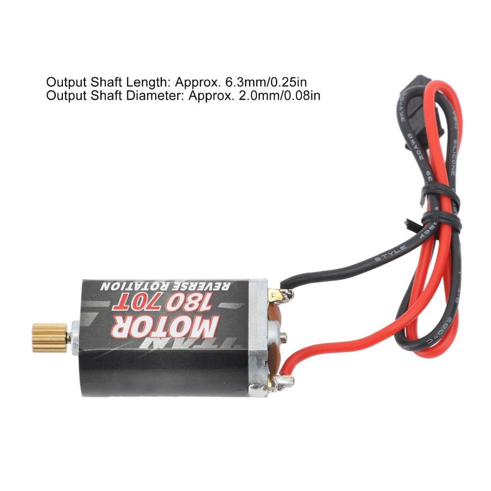 7.2V 180 RC Brushed Motor Low Noise Crawler Motor for Traxxas TRX4M RC Crawler RC Car Upgrade